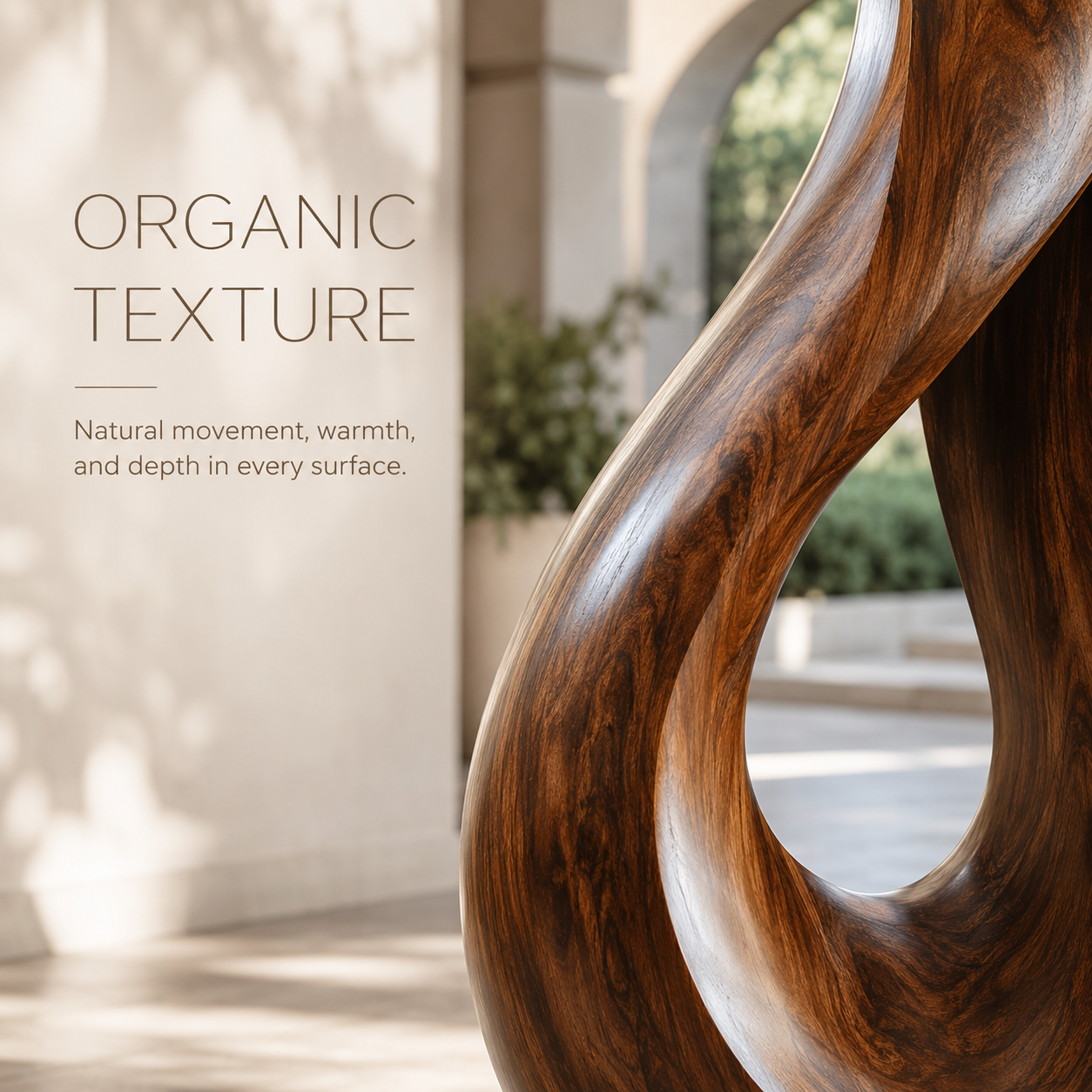 Rustic Rowan Hollow Form Sculpture - Design 062 - product image 05