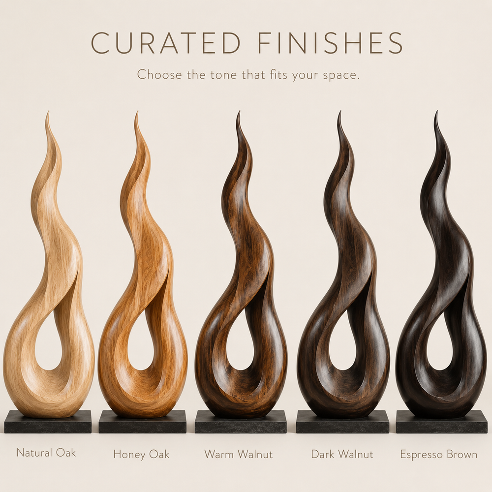 Rustic Rowan Hollow Form Sculpture - Design 062 - product image 11