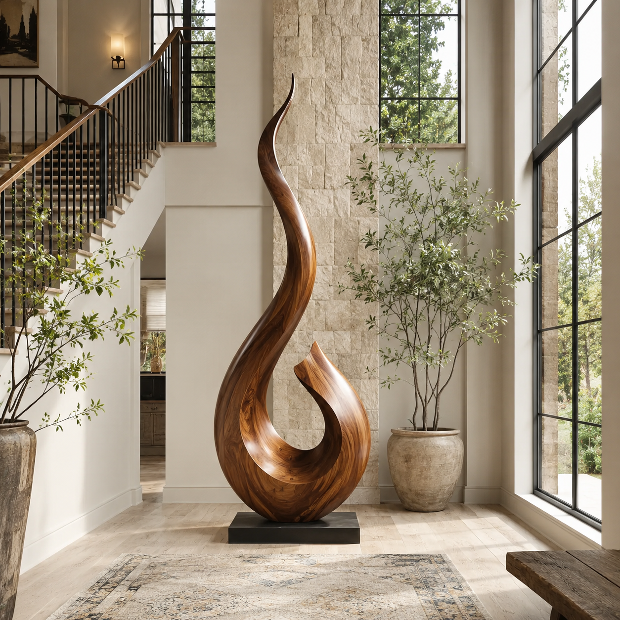 Rustic Brielle Sculptural Accent Object - Design 063 - main view