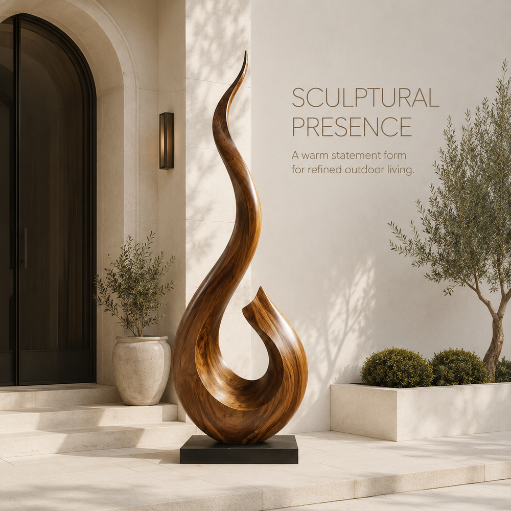 Rustic Brielle Sculptural Accent Object - Design 063 - product image 02