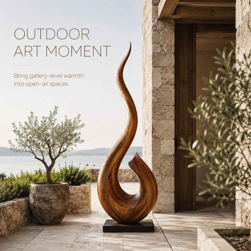 Rustic Brielle Sculptural Accent Object - Design 063 - product image 07
