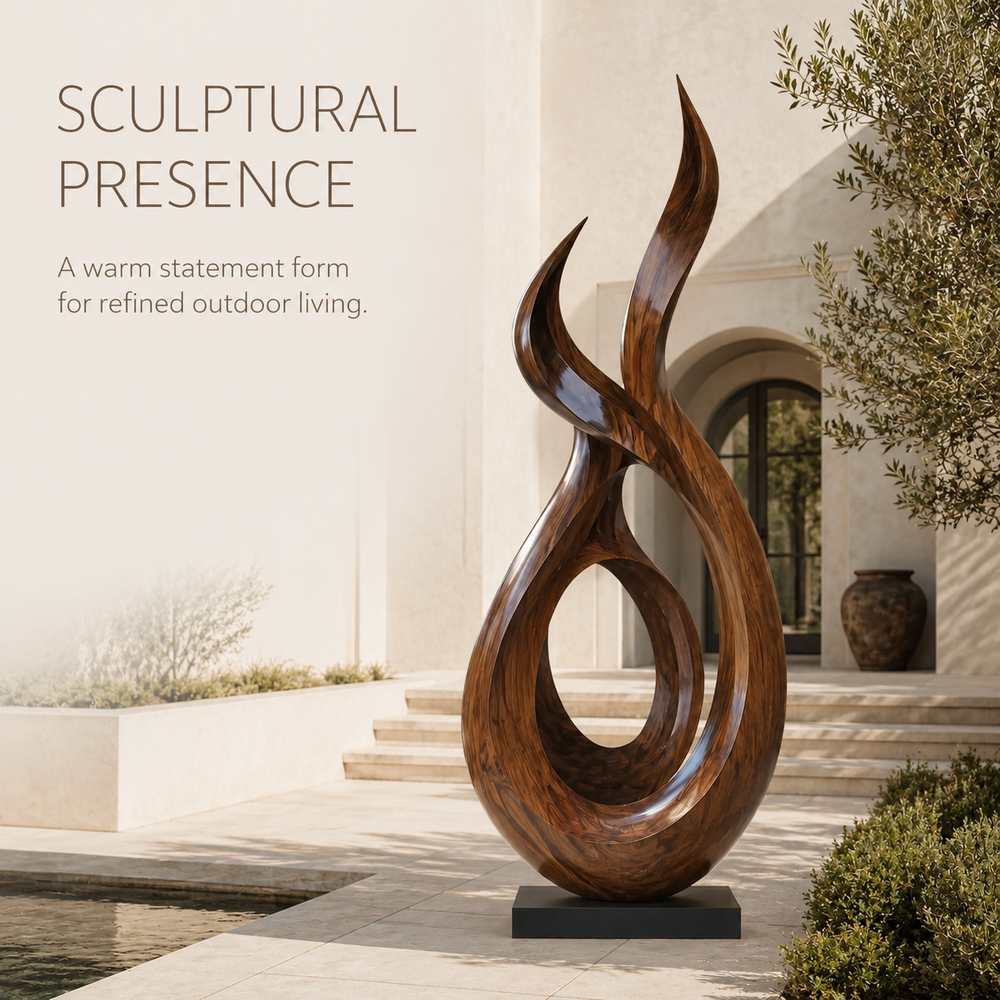 Rustic Arden Abstract Wood Sculpture - Design 064 - product image 02