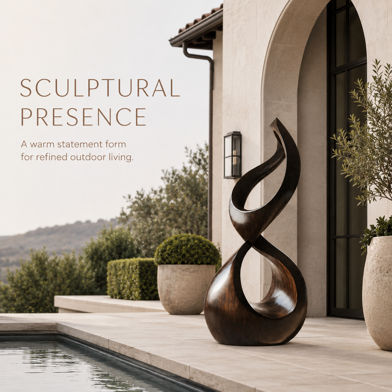 Rustic Mira Organic Table Sculpture - Design 065 - product image 02
