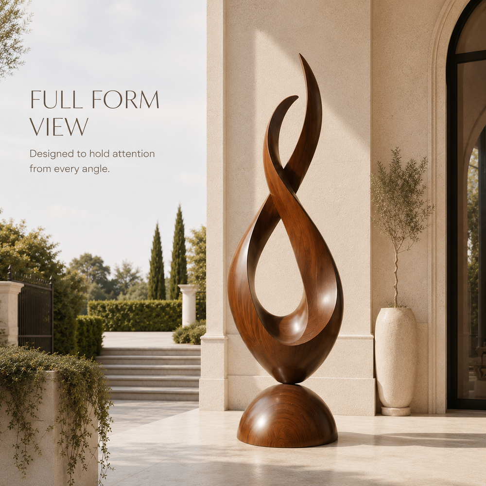 Rustic Elara Organic Form Sculpture - Design 068 - product image 03