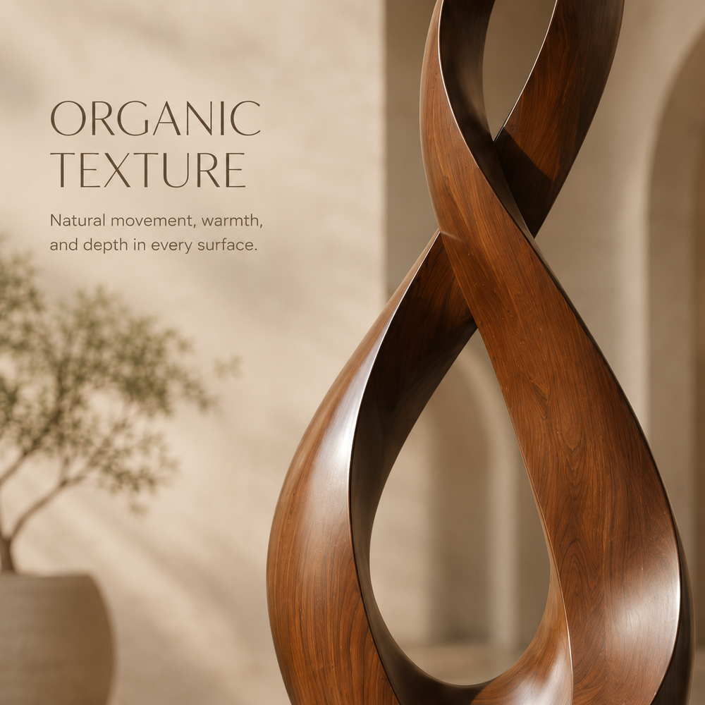 Rustic Elara Organic Form Sculpture - Design 068 - product image 05