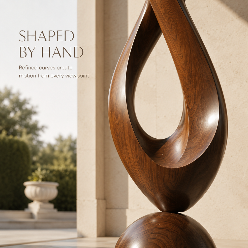 Rustic Elara Organic Form Sculpture - Design 068 - product image 06