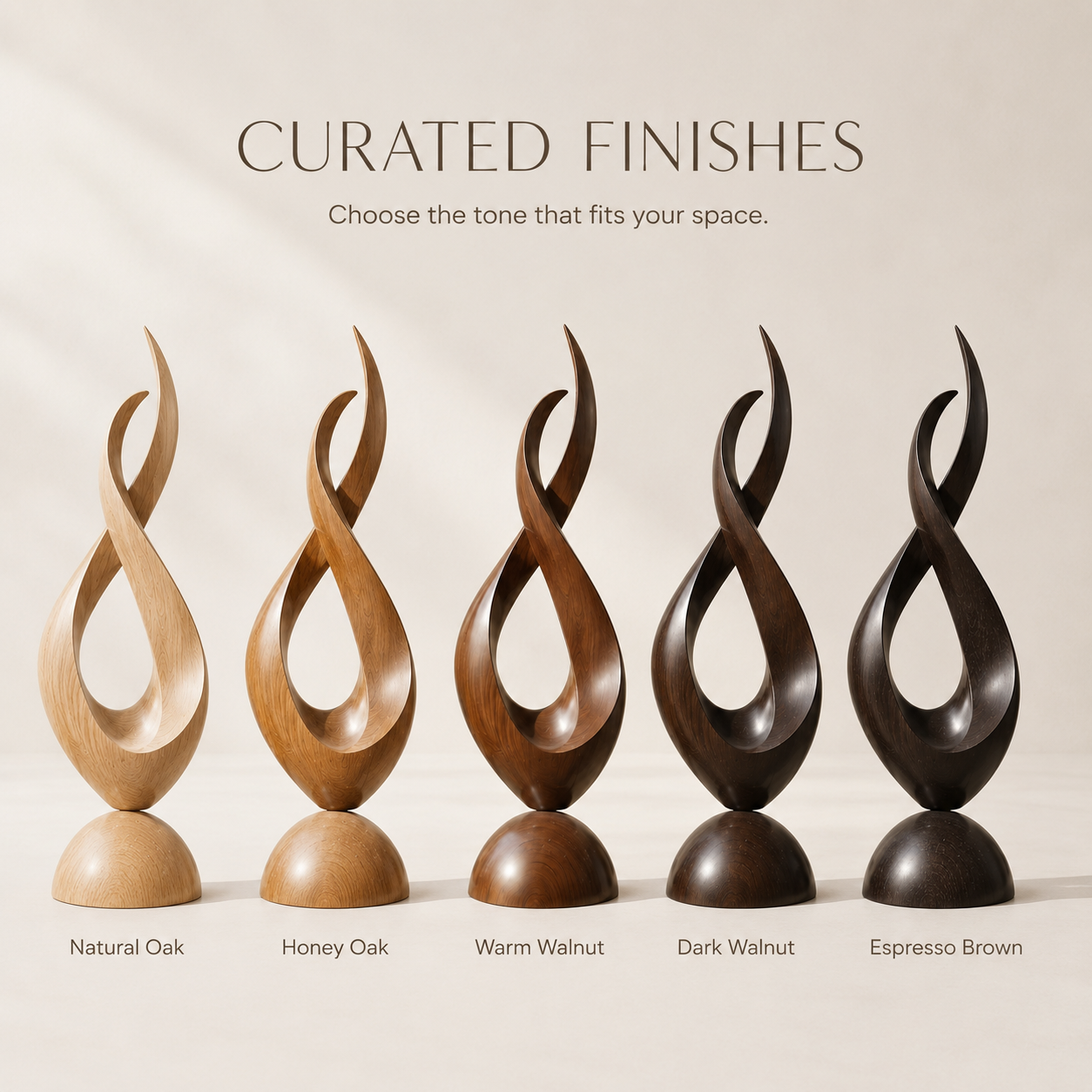Rustic Elara Organic Form Sculpture - Design 068 - product image 11