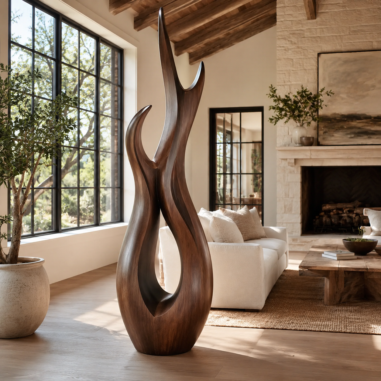 Rustic Nolan Gallery Shelf Sculpture - Design 070 - main view