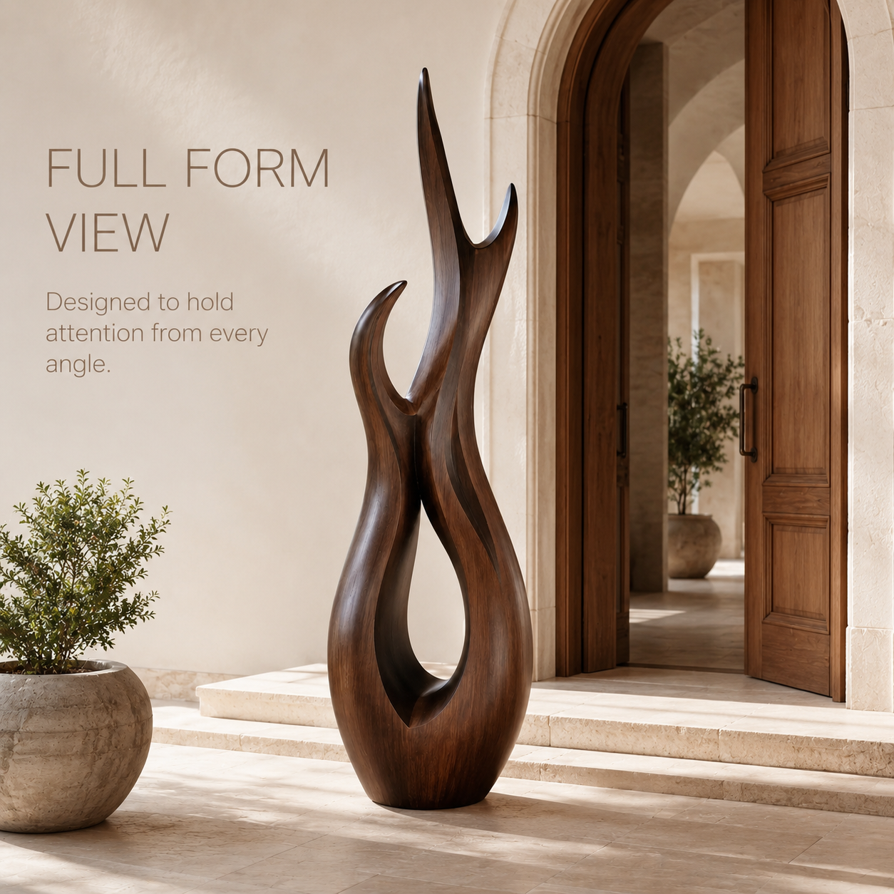Rustic Nolan Gallery Shelf Sculpture - Design 070 - product image 03