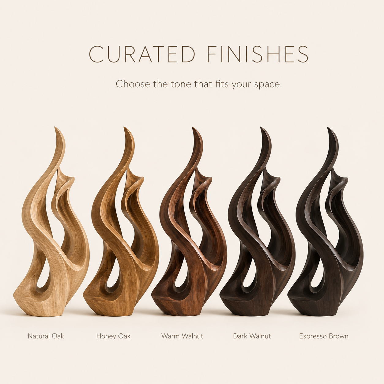 Rustic Liora Warm Abstract Sculpture - Design 071 - product image 11