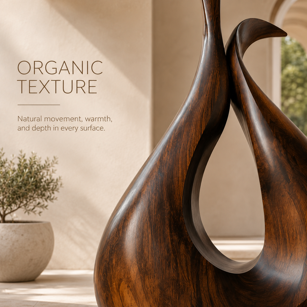 Rustic Rowan Hollow Form Sculpture - Design 072 - product image 05