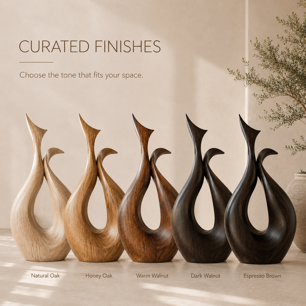 Rustic Rowan Hollow Form Sculpture - Design 072 - product image 10