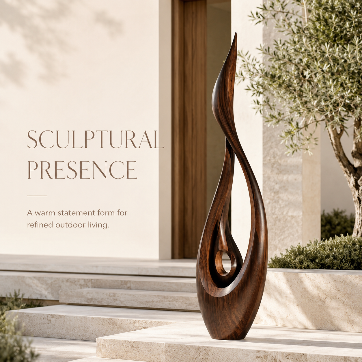 Rustic Brielle Sculptural Accent Object - Design 073 - product image 02