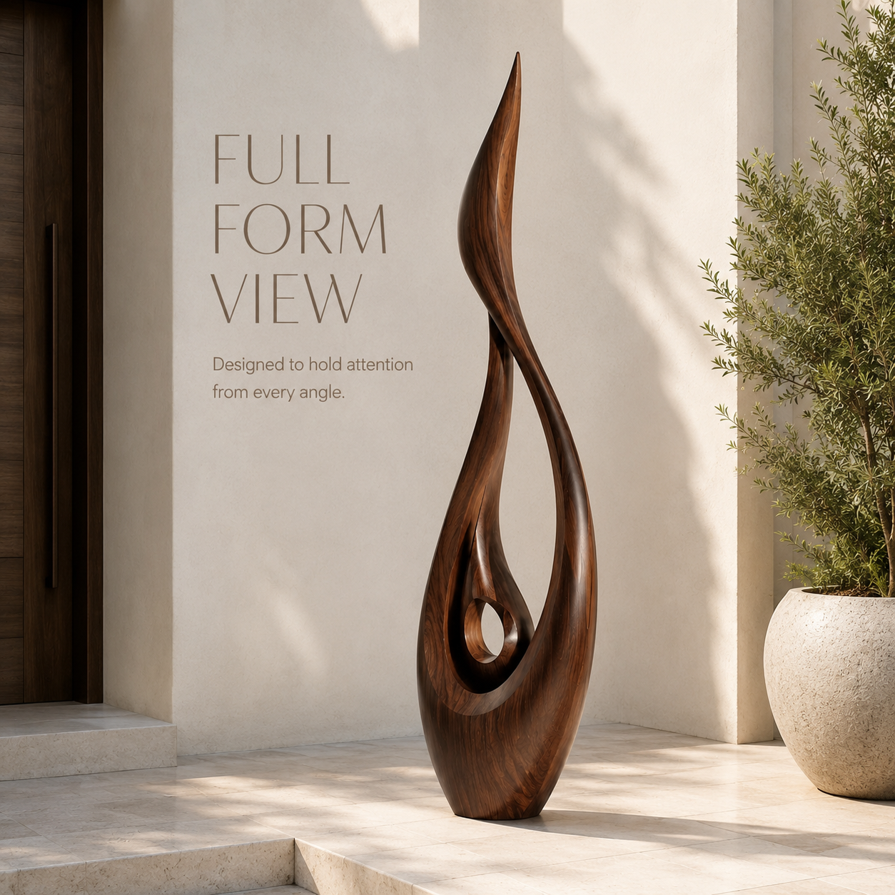 Rustic Brielle Sculptural Accent Object - Design 073 - product image 03