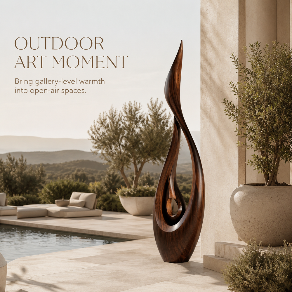 Rustic Brielle Sculptural Accent Object - Design 073 - product image 07