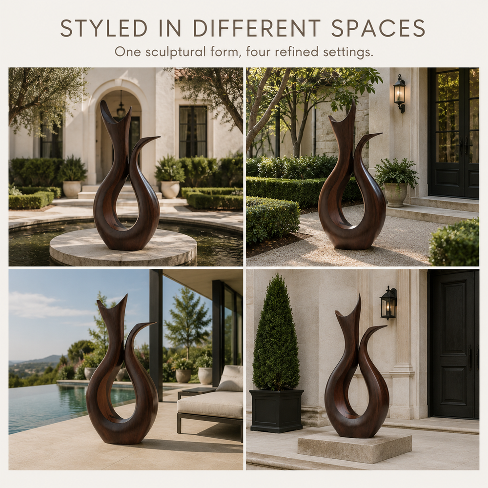Rustic Mira Organic Table Sculpture - Design 075 - product image 03