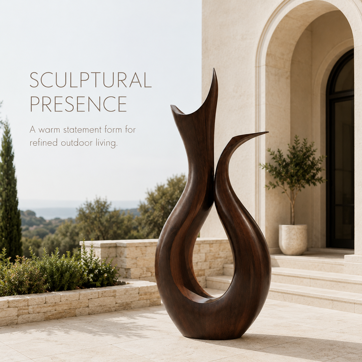 Rustic Mira Organic Table Sculpture - Design 075 - product image 05