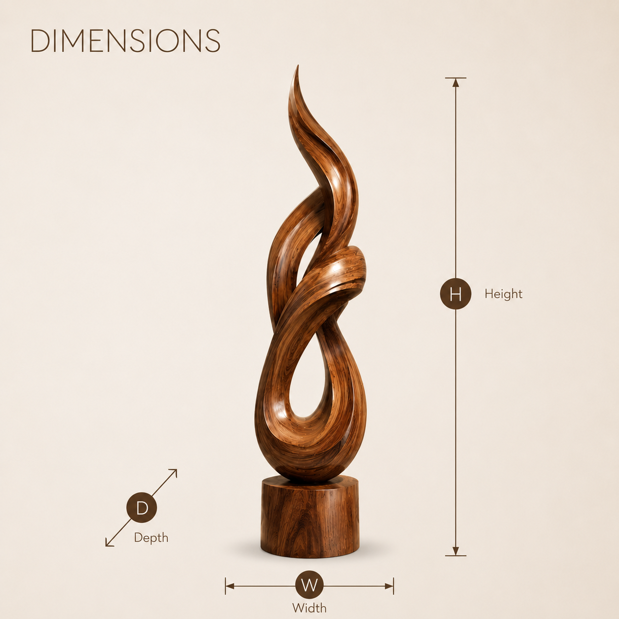 Rustic Calder Sculptural Decor Object - Design 076 - product image 08