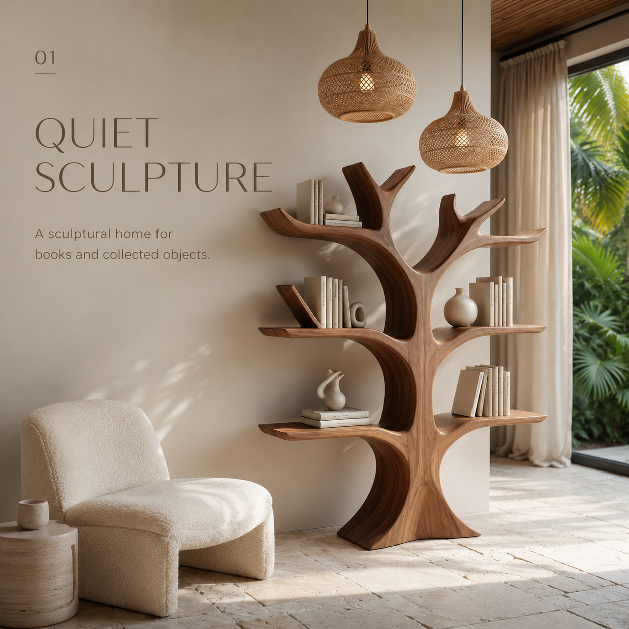 Solenne Rounded Bookshelf - product detail 1