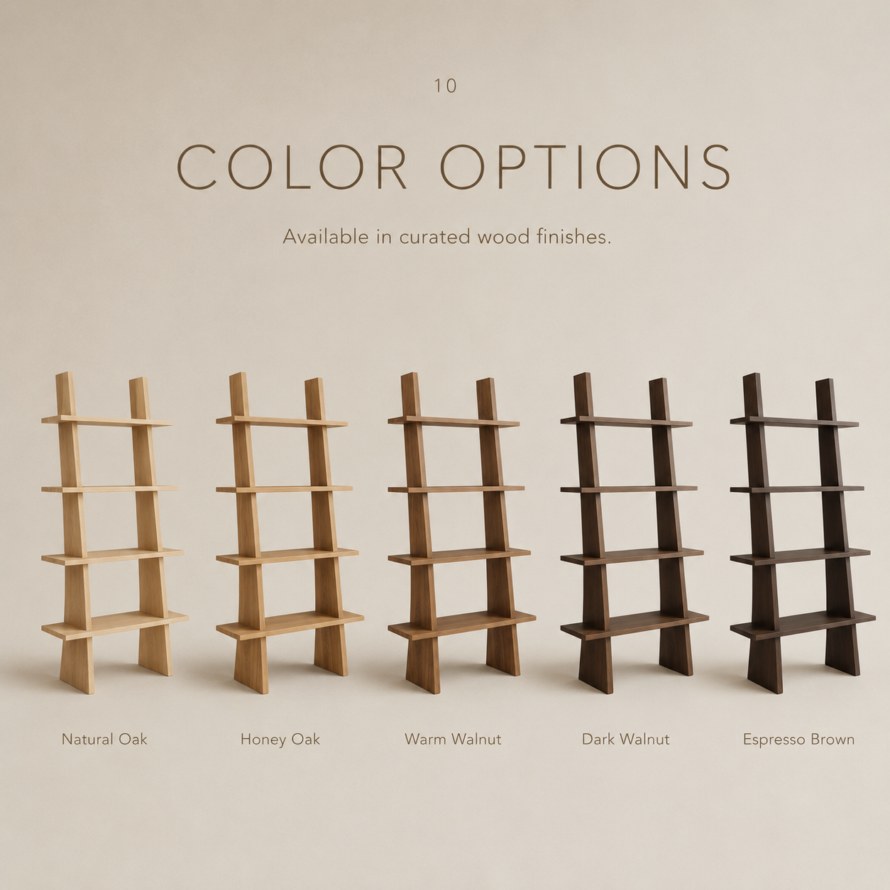 Vesper Soft Curve Bookcase Bookshelf - product detail 2