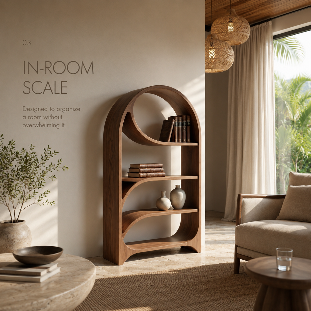 Liora Flow Display Bookshelf - product detail 4
