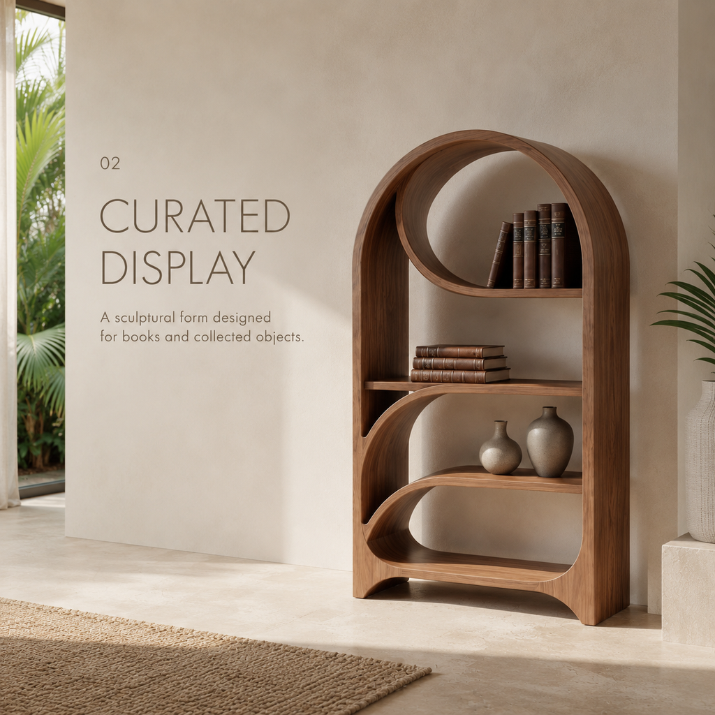 Liora Flow Display Bookshelf - product detail 8