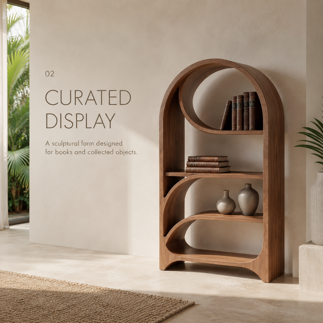 Liora Flow Display Bookshelf - product detail 8