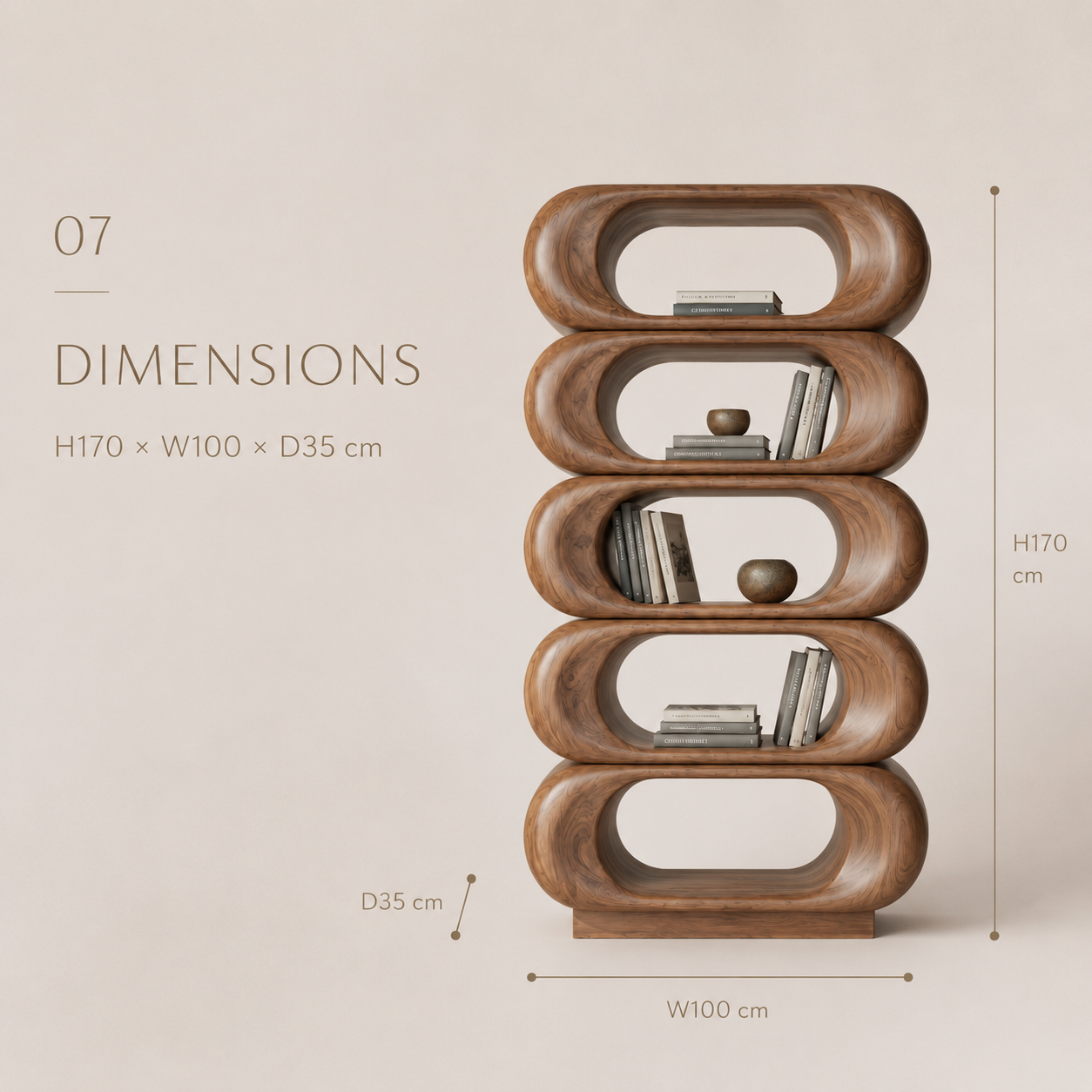 Aurea Gallery Bookshelf - product detail 8