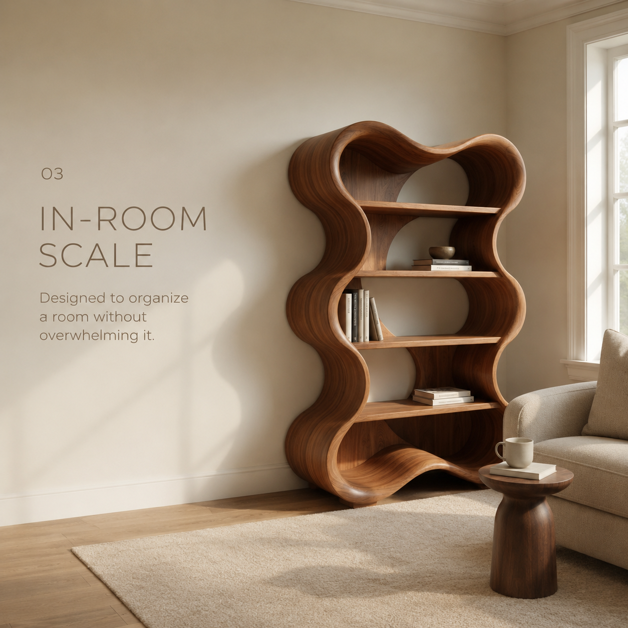 Celine Cloud Edge Bookshelf - product detail 4