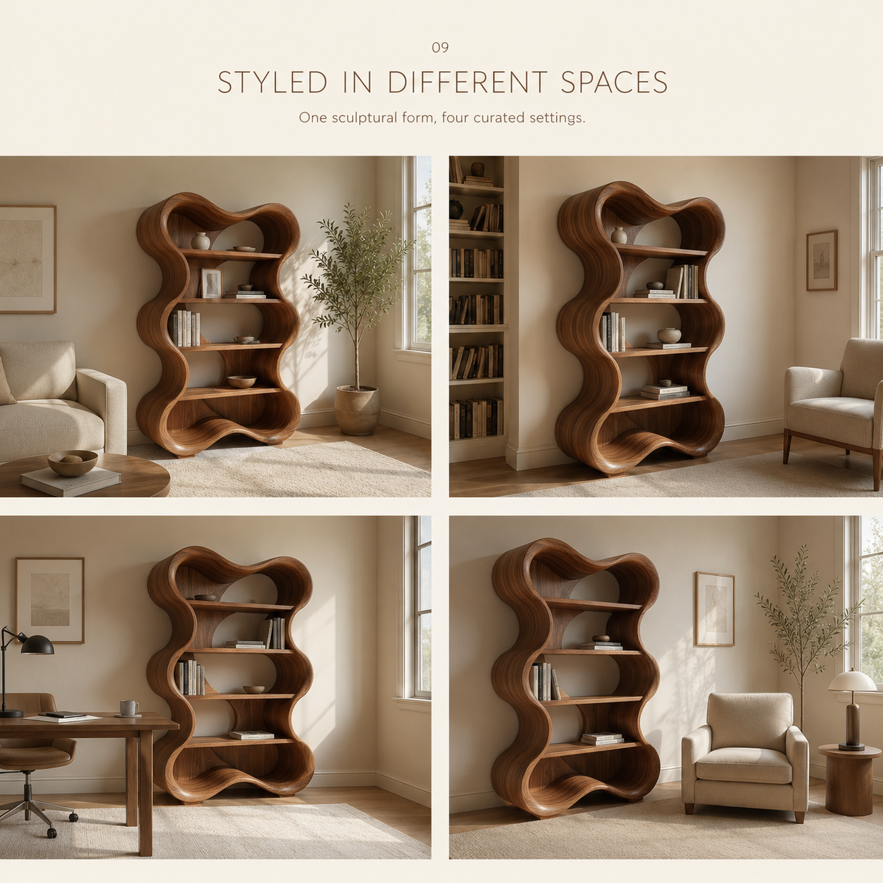 Celine Cloud Edge Bookshelf - product detail 10