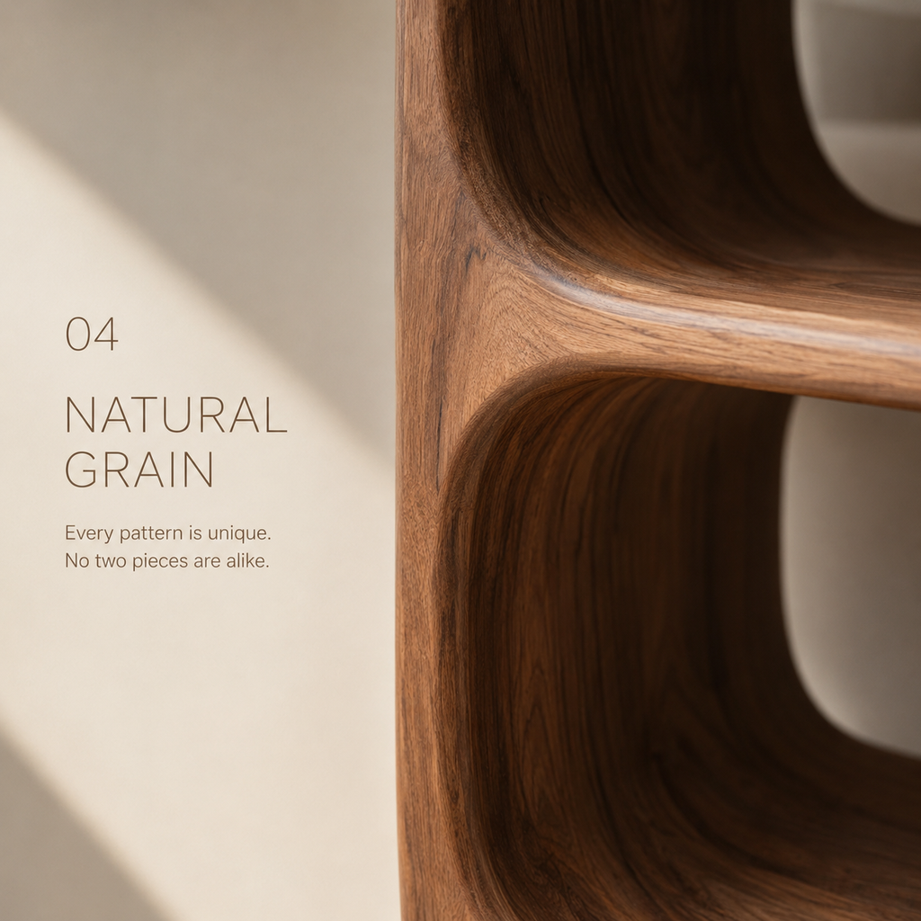 Orin Sculpted Bookcase Bookshelf - product detail 5