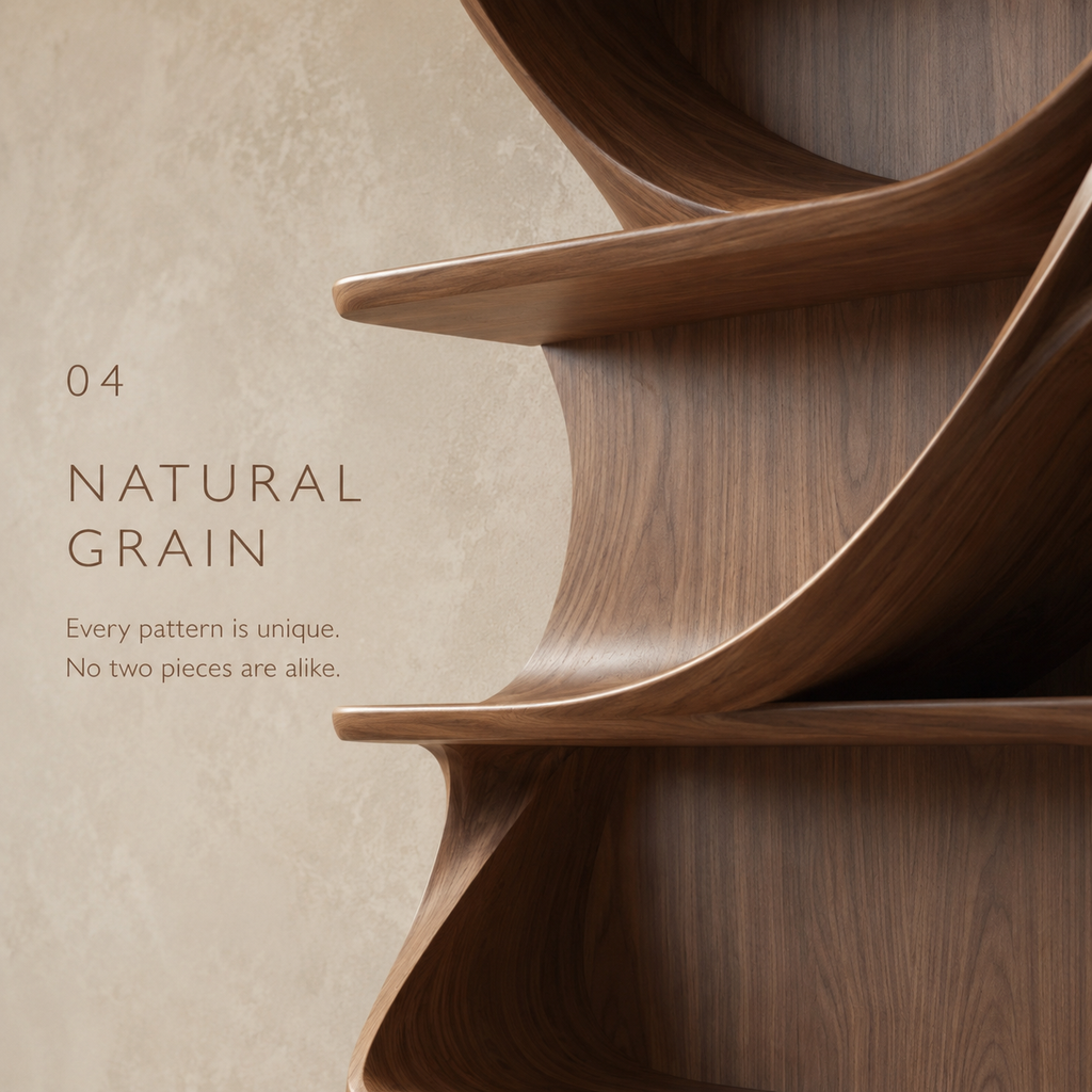 Rhea Organic Modern Bookshelf - product detail 4