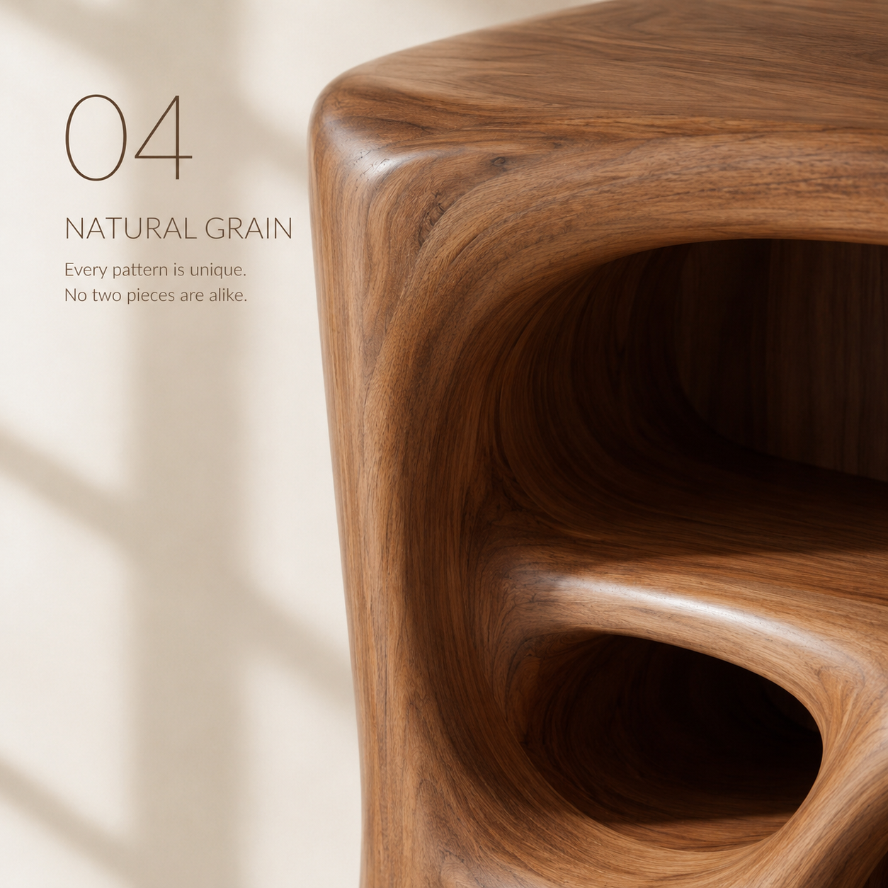 Mira Satin Wood Bookshelf - product detail 4