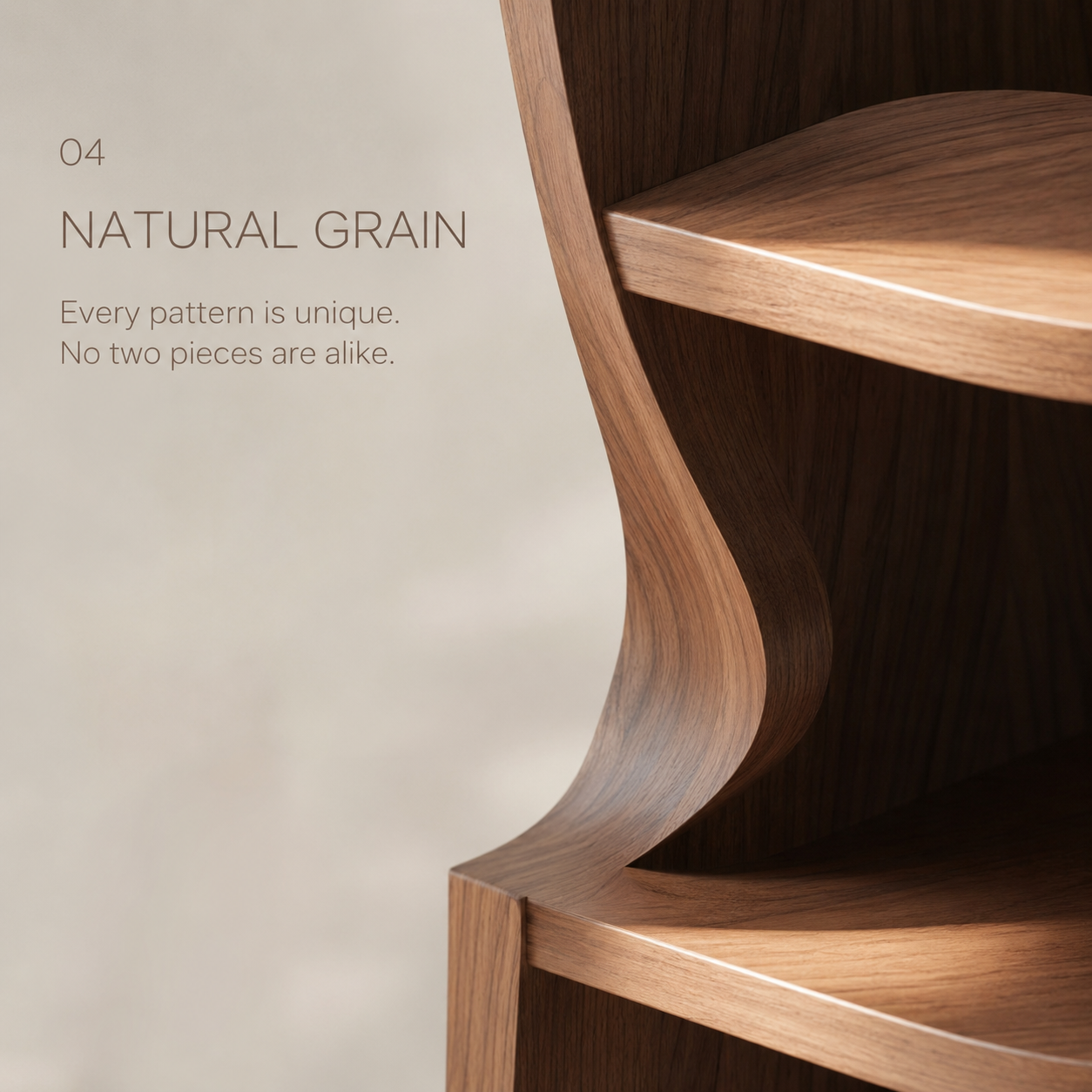 Dune Sculptural Hall Bookshelf - product detail 4