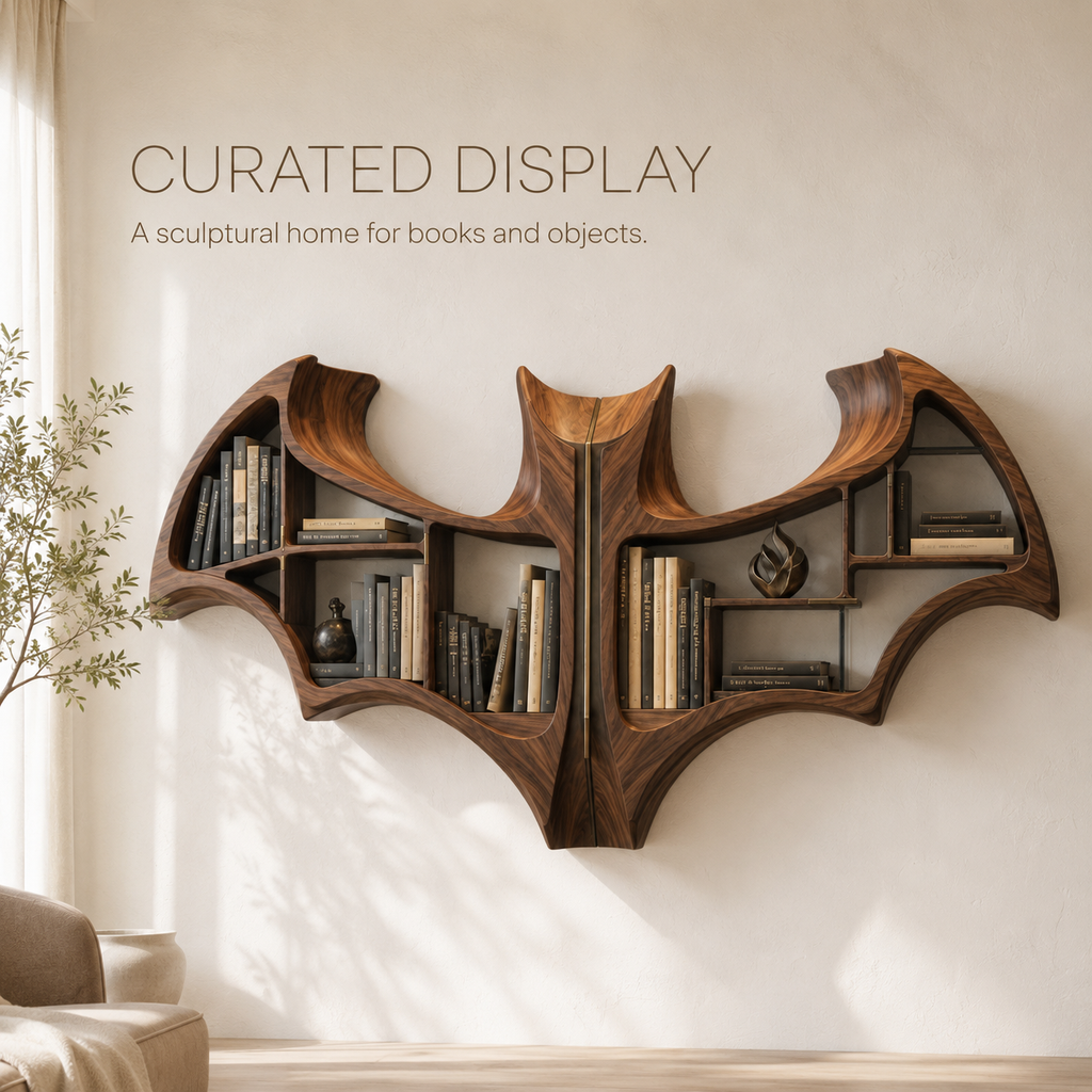 Sable Curved Bookshelf - product image 04