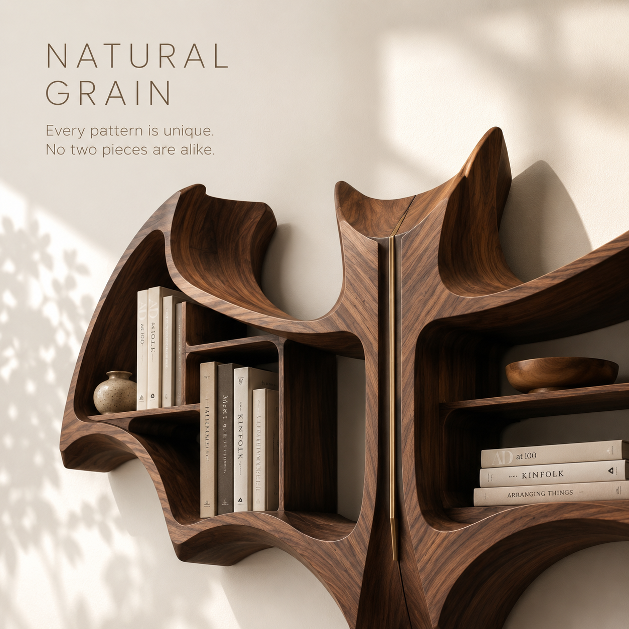 Sable Curved Bookshelf - product image 06