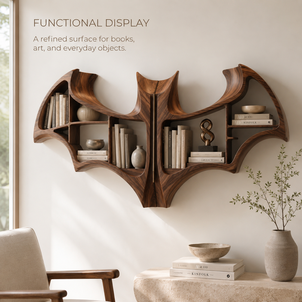 Sable Curved Bookshelf - product image 08