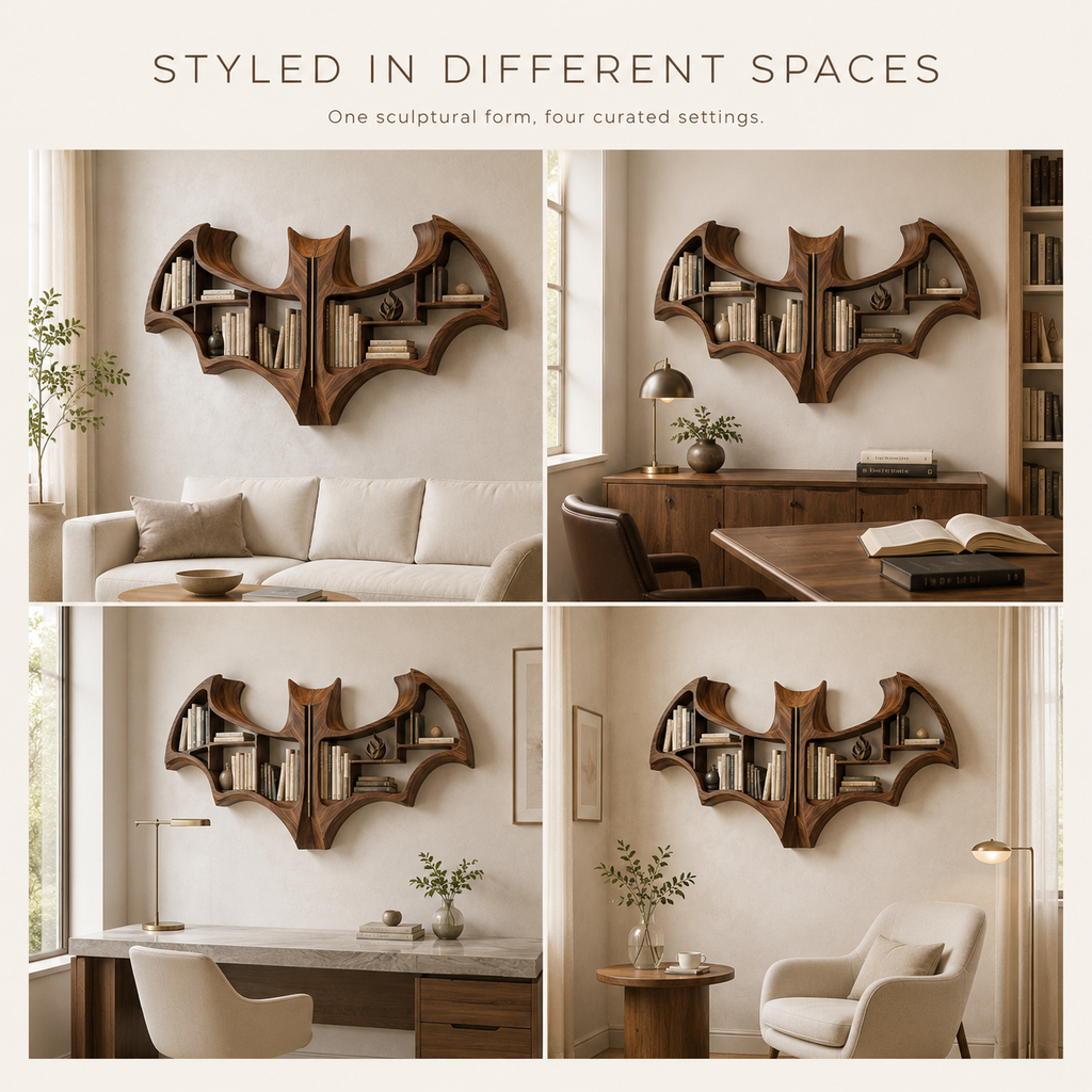 Sable Curved Bookshelf - product image 11