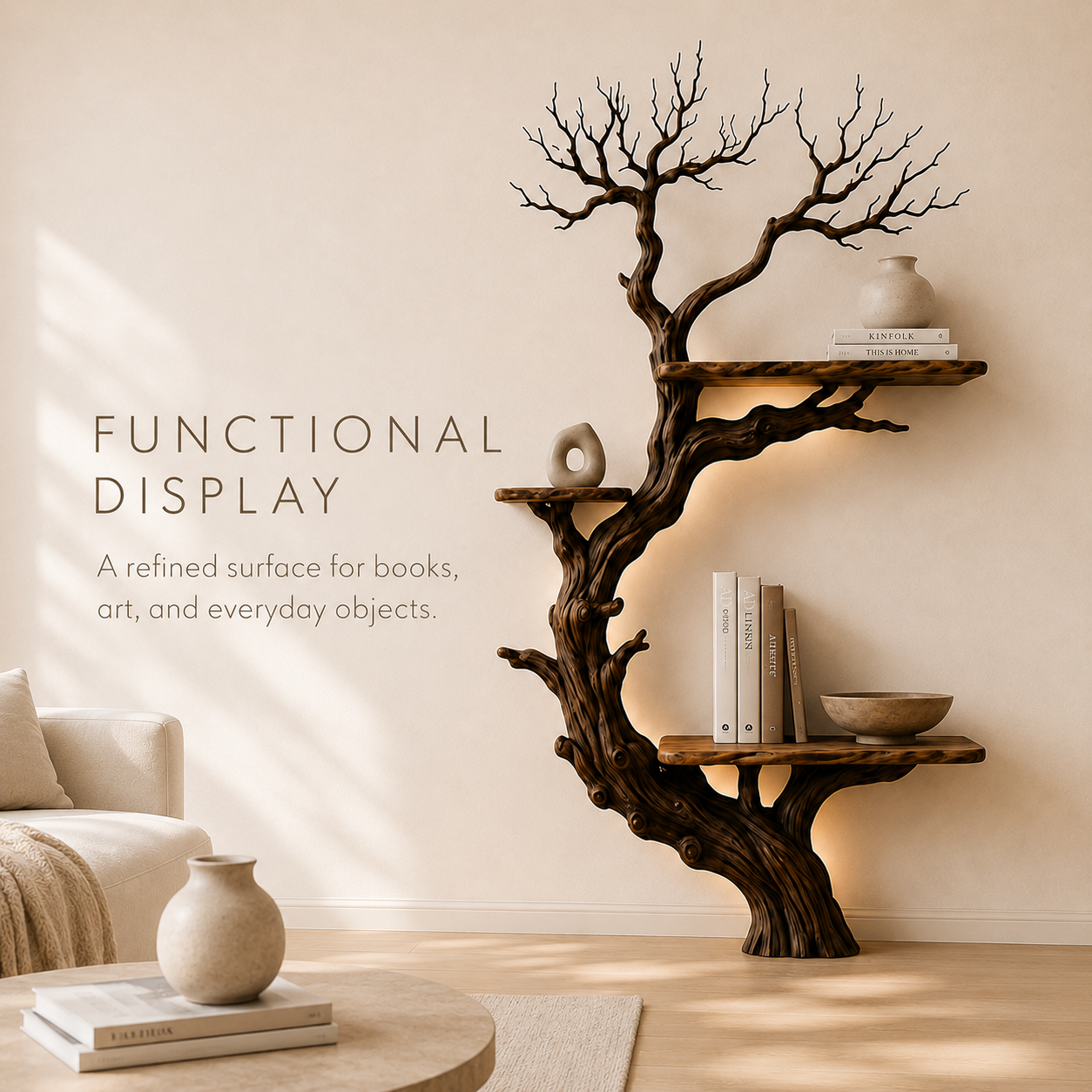 Brisa Modern Wood Bookshelf - product image 09