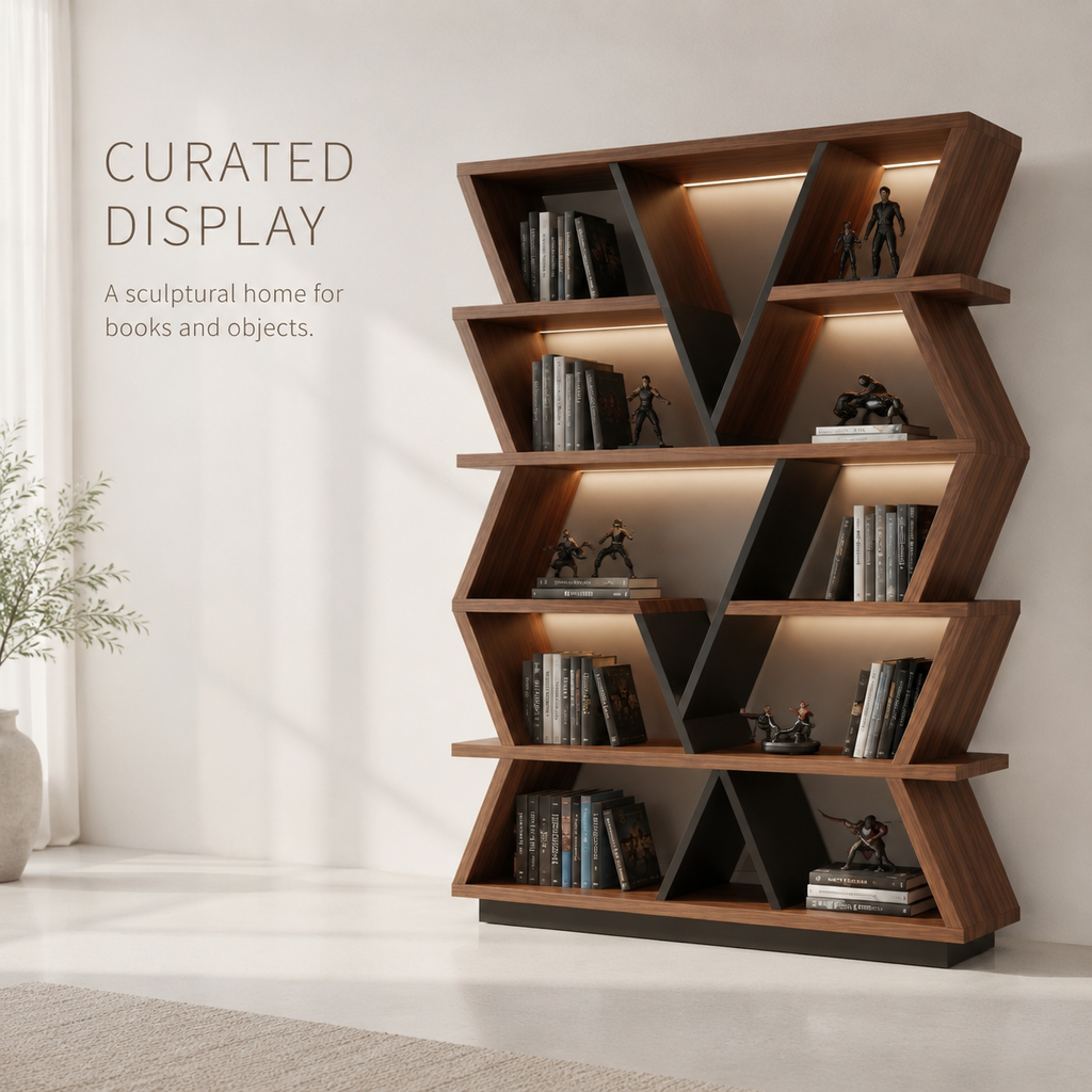 Norah Organic Gallery Bookshelf - product image 04