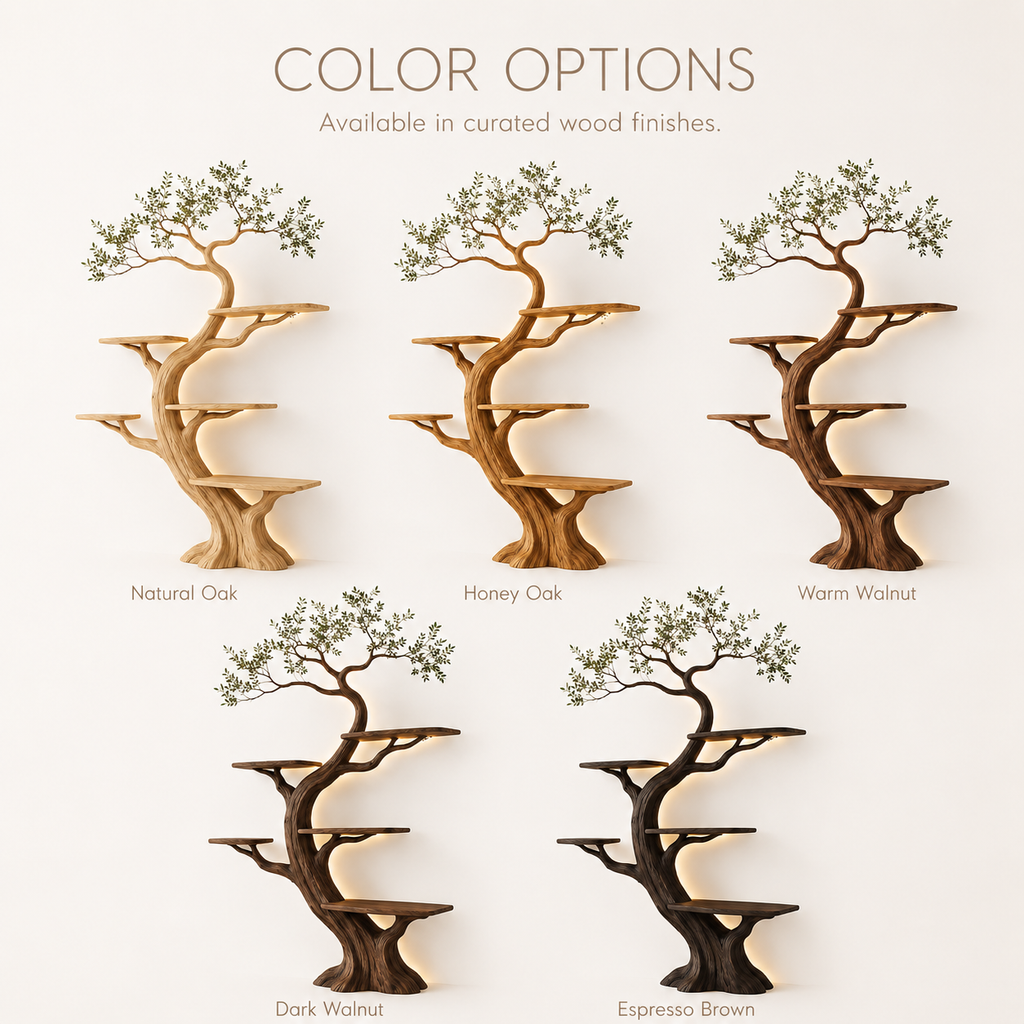 Aurelia Winged Wall Bookshelf - Color Options
