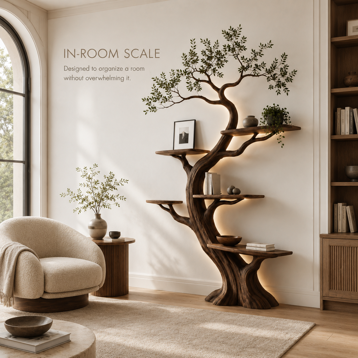 Aurelia Winged Wall Bookshelf - product image 04