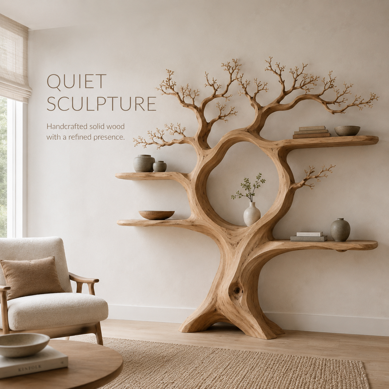 Rowan Sculpted Wall Bookshelf - product image 03