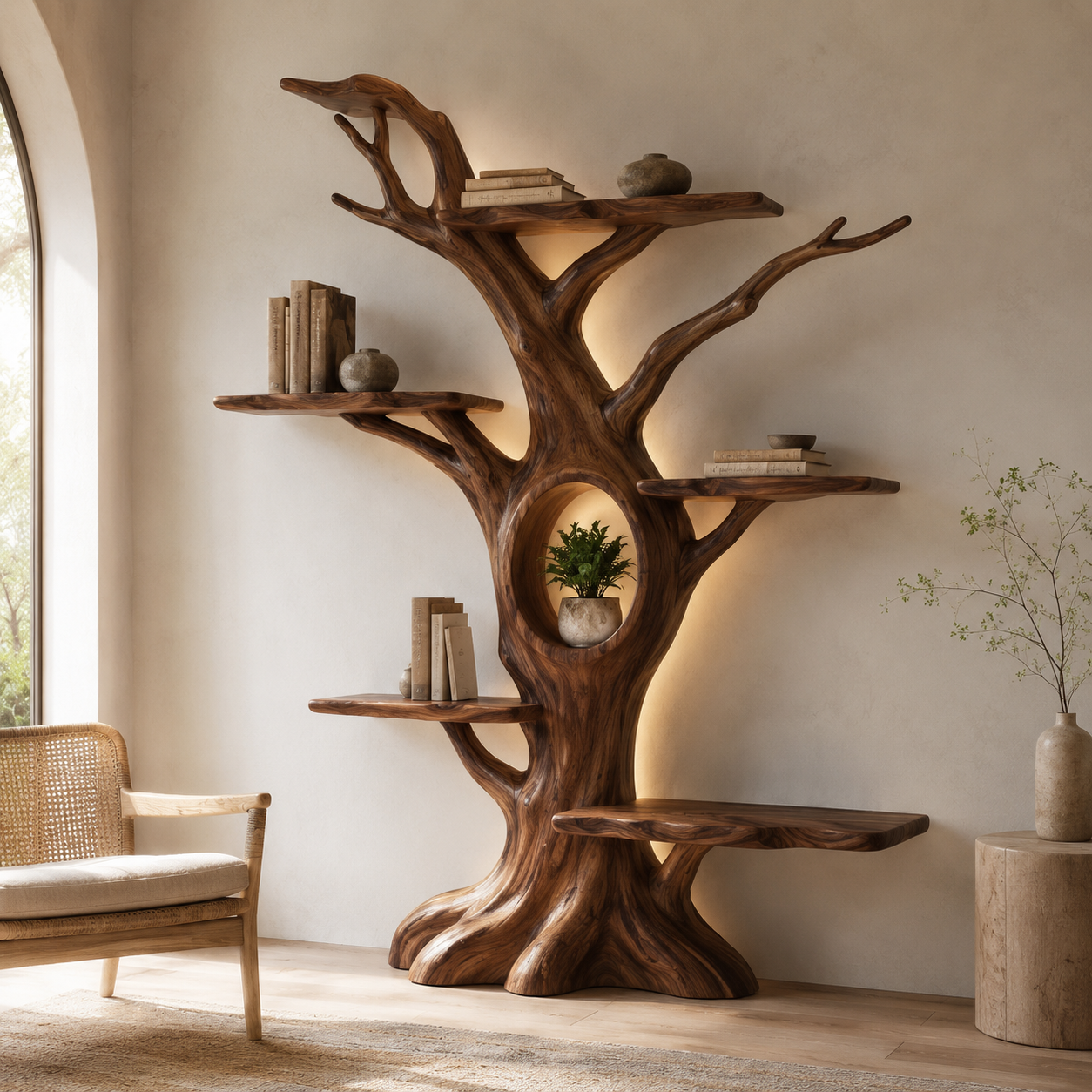 Mira Gallery Curve Bookshelf - product image 02