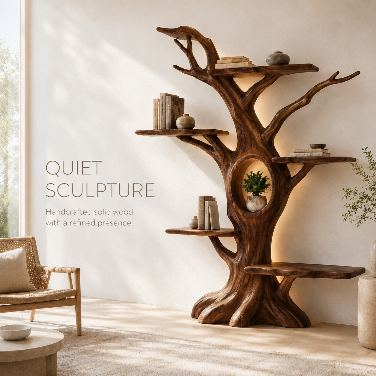 Mira Gallery Curve Bookshelf - product image 03