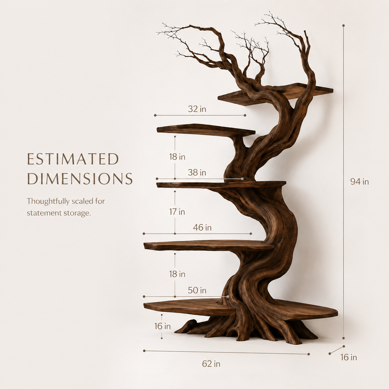 Celeste Sculptural Shelf - product image 09