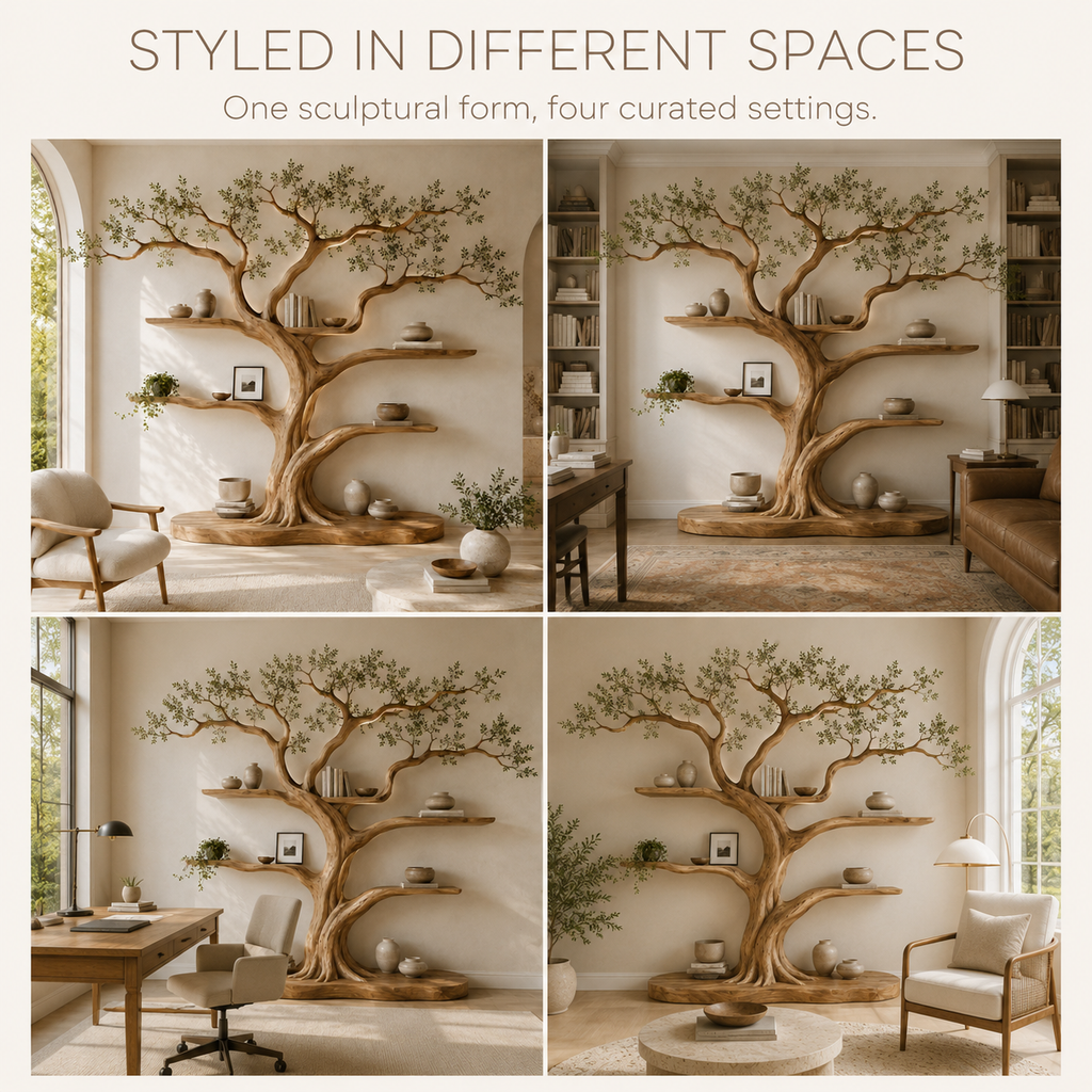 Aria Walnut Display Bookshelf - product image 12