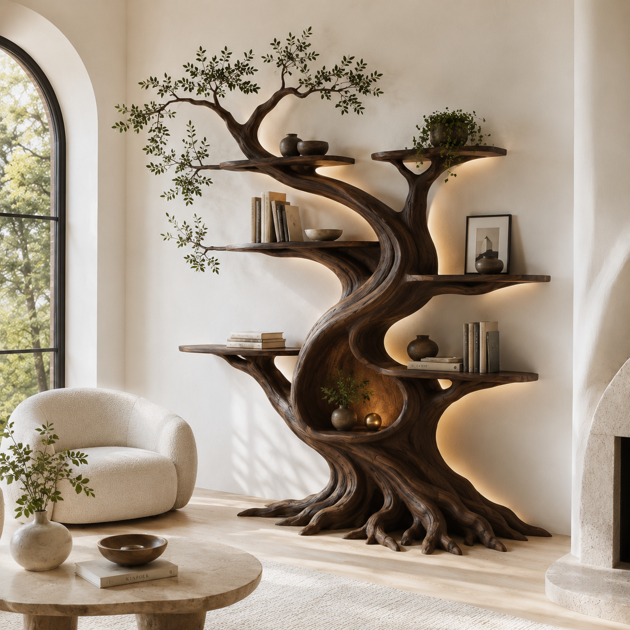 Nola Organic Wall Bookshelf - product image 03