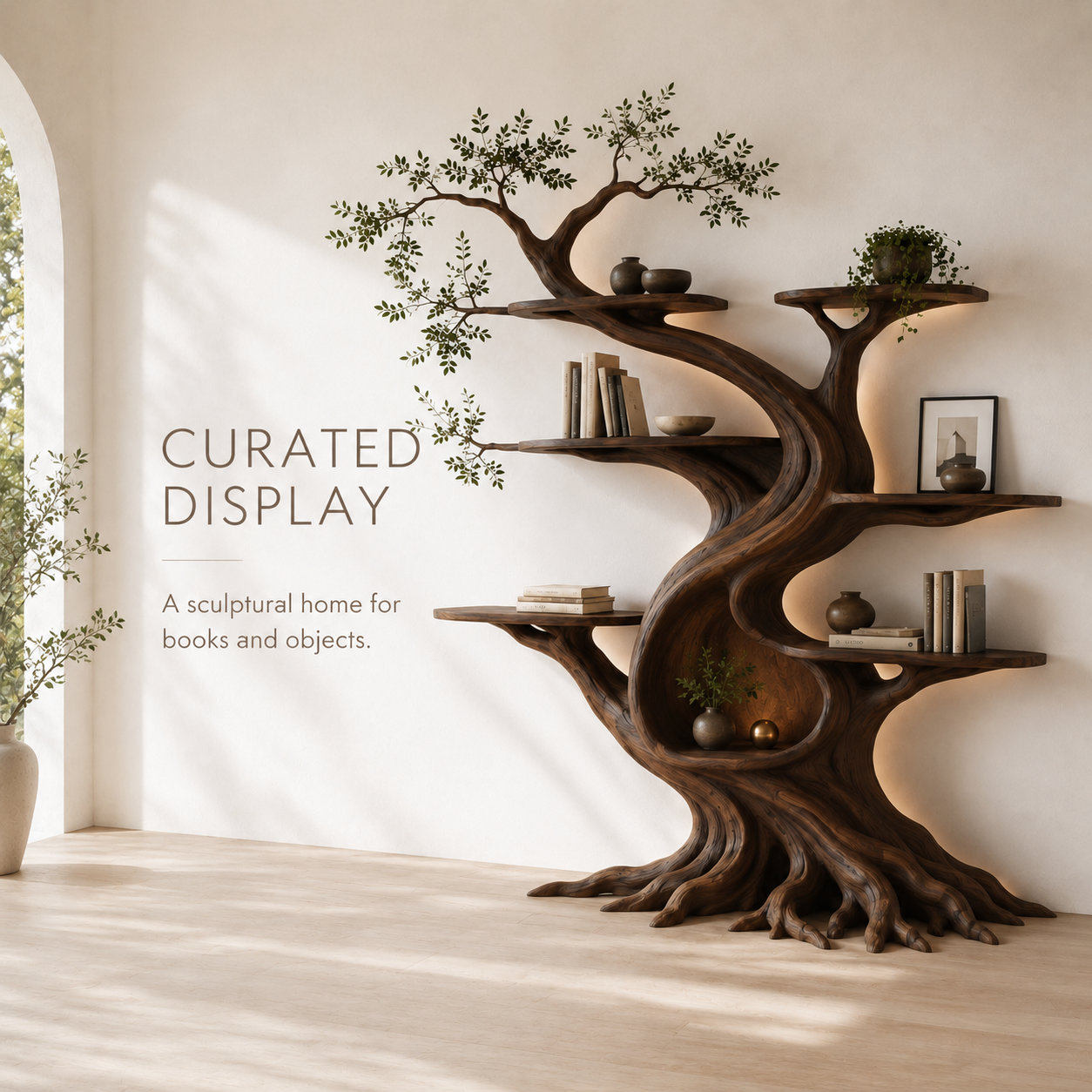 Nola Organic Wall Bookshelf - product image 05