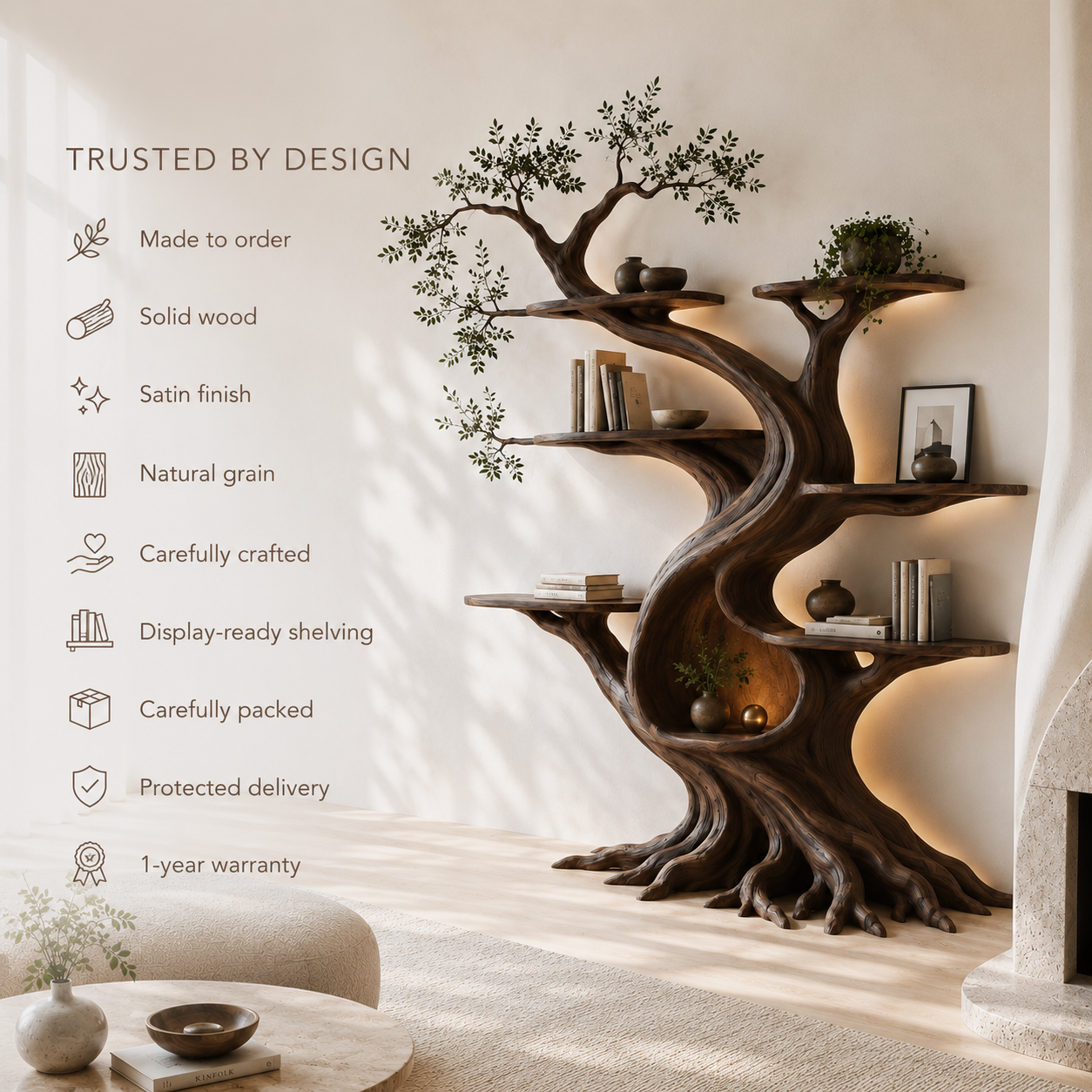 Nola Organic Wall Bookshelf - product image 11